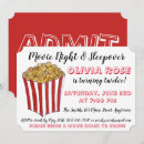 Search for movie ticket invitations Sleepover