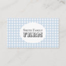Search for picnic business cards Gingham