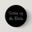 Search for sister of the bride badges Black