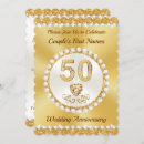 Search for parents 50th anniversary invitations Elegant