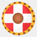 Search for round shield stickers Mediaeval