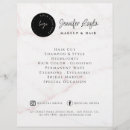 Search for salon flyers Rose gold