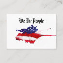 Search for old glory business cards Red white and blue
