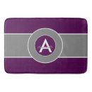 Search for purple bath mats Monogrammed