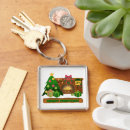 Search for holly key rings Christmas tree