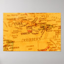 Search for caribbean map posters Haiti
