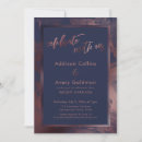 Search for rose blue invitations Marble