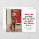 Search for pet christmas postcards Dog