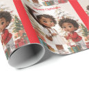 Search for african american christmas wrapping paper Vintage