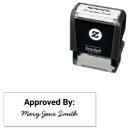 Search for approved rubber stamps Signature