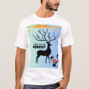 Search for deer silhouette tshirts Forest