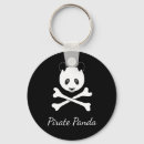 Search for pirates rounded key rings Black and white