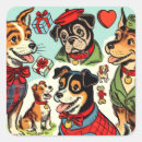 Search for retro dog stickers Cute dogs