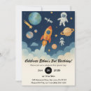 Search for space adventure birthday invitations Galaxy