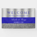Search for royal blue wedding signs Welcome
