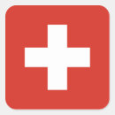 Search for swiss flag stickers Suisse
