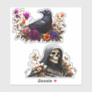 Search for the raven stickers Spooky