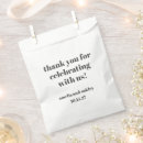 Search for wedding favour bags Black and white