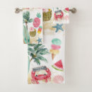 Search for seashells bath towels Nautical
