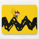 Search for sledding mousepads Charlie brown