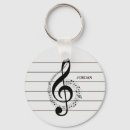 Search for treble clef key rings White