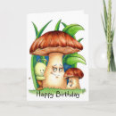 Search for fungi birthday cards Woodland
