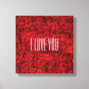 Search for you canvas prints Red