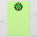 Search for celtic stationery paper Green