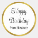 Search for happy birthday name stickers Script