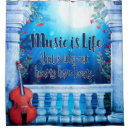 Search for music shower curtains Band