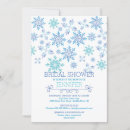 Search for snowflakes bridal shower invitations Stylish
