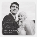 Search for anniversary photo wedding stickers Black and white