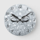 Search for silver clocks Glam