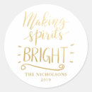 Search for making spirits bright stickers Typography