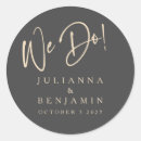 Search for we do wedding stickers Simple
