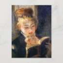 Search for woman reading book postcards Lady
