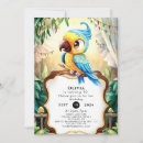 Search for parrot invitations Colourful