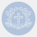 Search for floral cross stickers Baptism