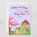 Search for fairy tale birthday invitations Butterfly
