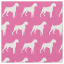 Search for boxer dog fabric Silhouette