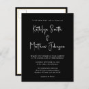 Search for all black wedding invitations All in one