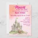 Search for princess is on her way invitations Girl
