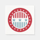 Search for stars and stripes napkins Red white and blue
