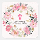 Search for floral communion stickers Elegant