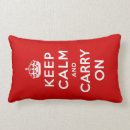 Search for keep calm and carry on cushions Funny