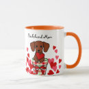 Search for cartoon dachshund mugs Doxie