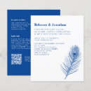 Search for blue peacock 4x5 invitations Minimalist