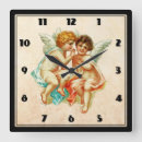 Search for cherub clocks Vintage