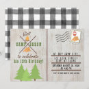 Search for camper invitations Flannel