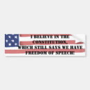 Search for freedom of speech bumper stickers Constitution